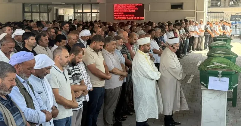 Serinlemek için girdikleri denizde can vermişlerdi! 4 kişi feryatlarla son yolculuğuna uğurlandı