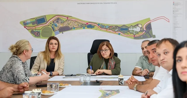Şahin, Türkiye de ilk olacak Gastrobotanik Parkı nda incelemelerde bulundu Park tamamlandığında öğrenme ve deneyimleme merkezi olacak Gaziantep Haberleri Habertürk Yerel Haberler