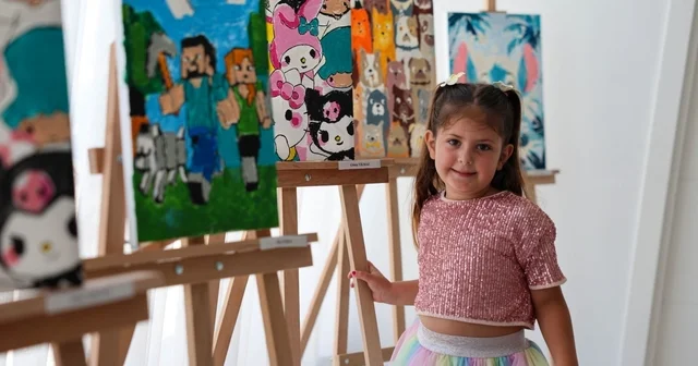 Sayılarla Tuval Boyama Atölyesi Mini Sergi ile tamamlandı Muğla Haberleri Habertürk Yerel Haberler