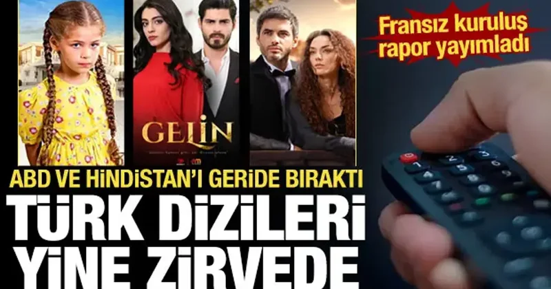 Türk dizileri zirvede: ABD ve Hindistan ı geride bıraktı