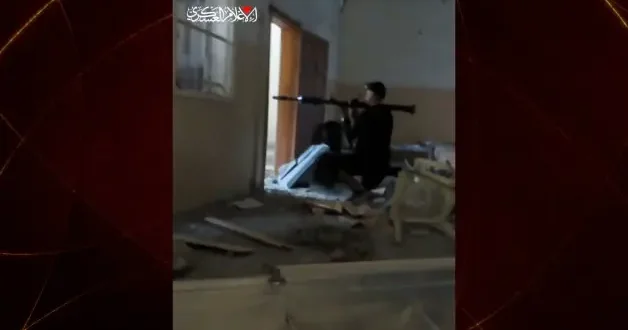 Kassam Tugayları ndan sıcak çatışma görüntüsü: İsrail tankı böyle imha edildi!