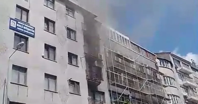 Yıkım sırasında yangın çıktı! Son dakika haberleri