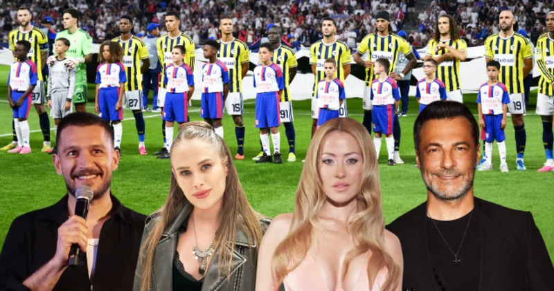 Fenerbahçeli ünlülerin Şampiyonlar Ligi sevinci