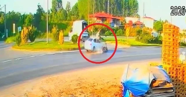 Bisikletli genç kızın öldüğü kaza kamerada Samsun Haberleri Habertürk Yerel Haberler