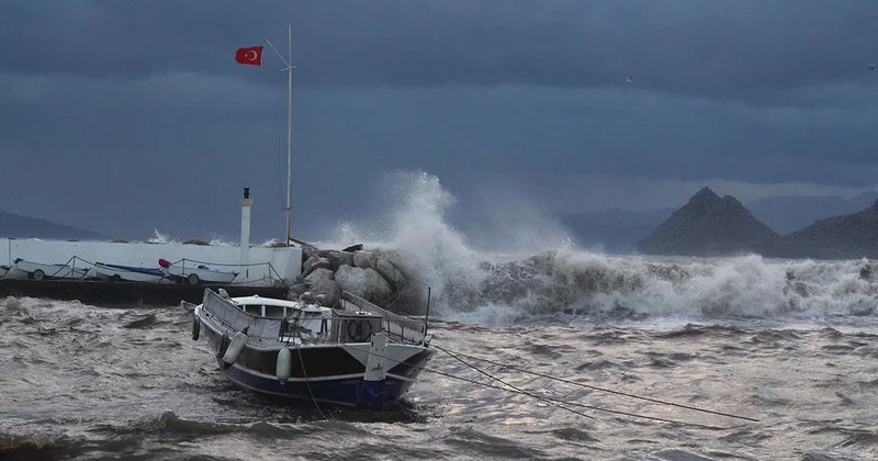 Bodrum ve Fethiye için fırtına alarmı: Feribot seferleri iptal edildi Sözcü Gazetesi