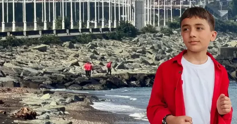 Rize de denizde kaybolan çocuğun cansız bedenine ulaşıldı