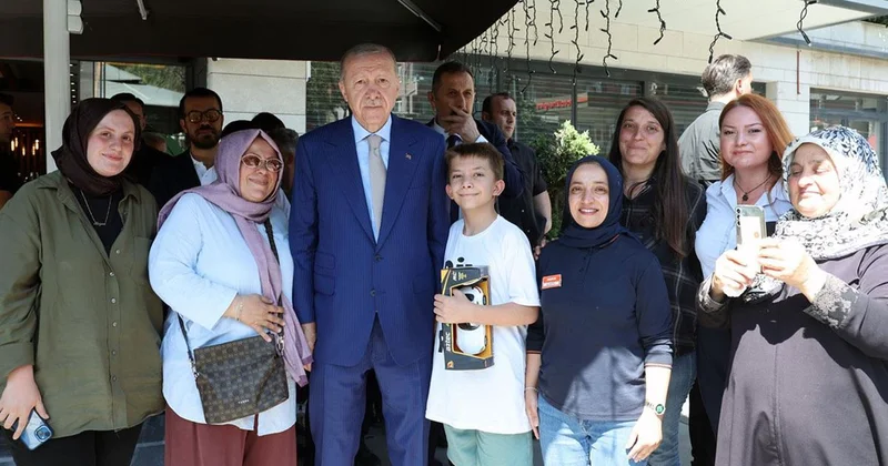 Erdoğan dan Üsküdar da Esnaf Ziyareti