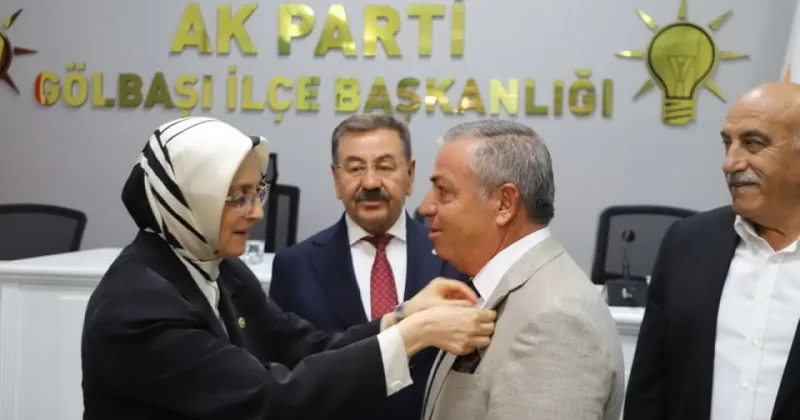 Gölbaşı nda 6 meclis üyesi CHP den istifa ederek AK Parti ye geçti!