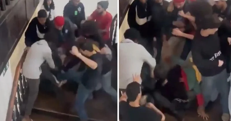 Giydiği tişört nedeniyle tekme tokat dövüldü