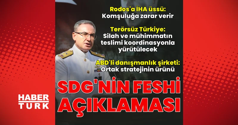 Son dakika haberler: MSB den SDG açıklaması: Gelişmeleri memnuniyetle karşılıyoruz Son dakika haberleri