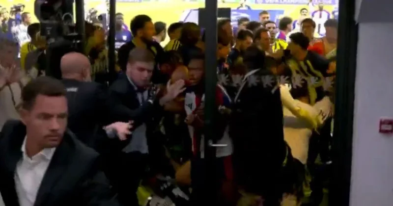 Fenerbahçe turu geçti, ortalık savaş alanına döndü! Tünel görüntüleri ortaya çıktı