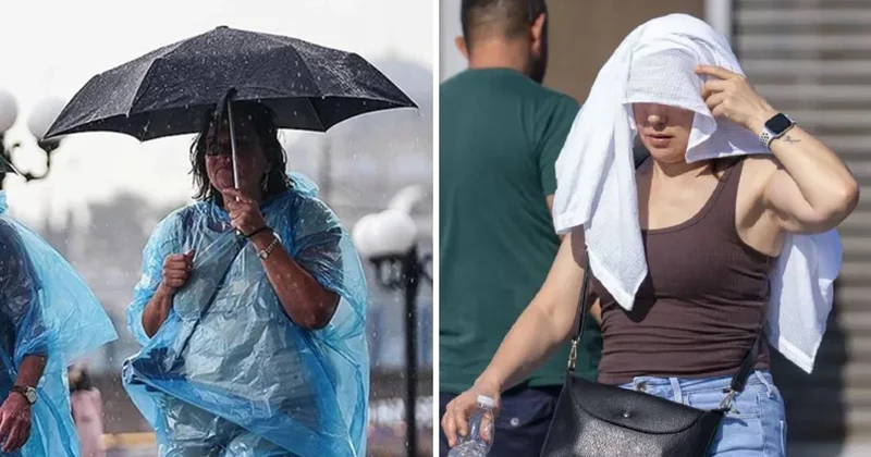 Bugün yaz, yarın sonbahar! Kuvvetli sağanak için tarih verildi