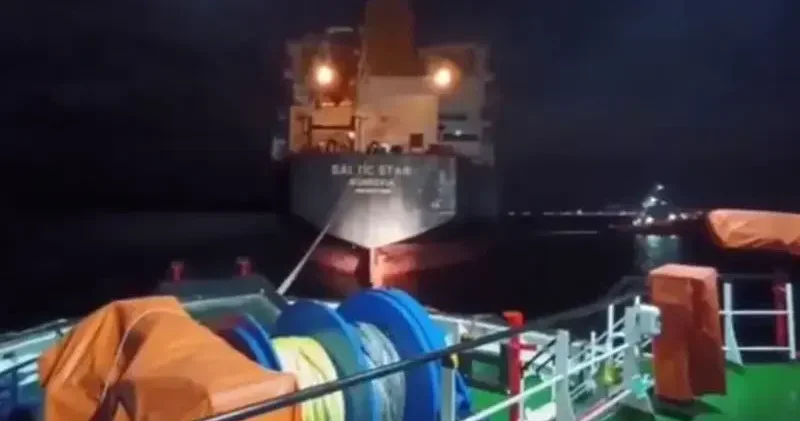 Çanakkale Boğazı nda gemi arızası