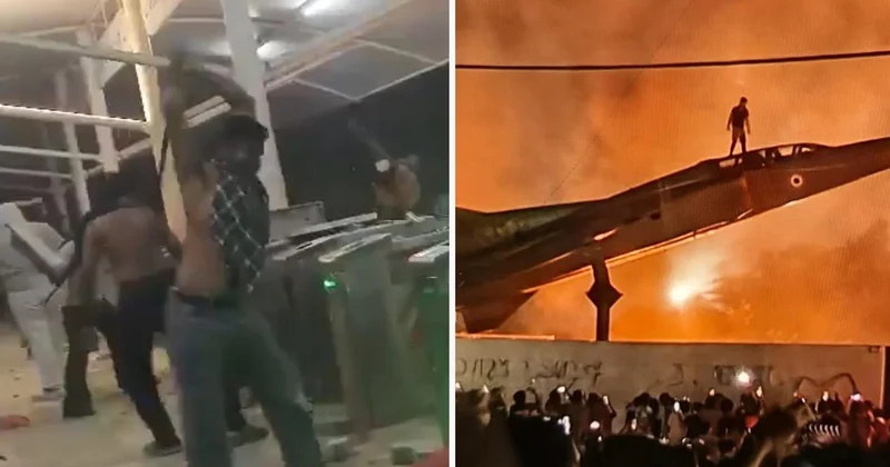 Üniversitede tecavüz iddiası Pakistan ı karıştırdı! Dükkanları yağmaladılar, uçağın üzerine çıktılar