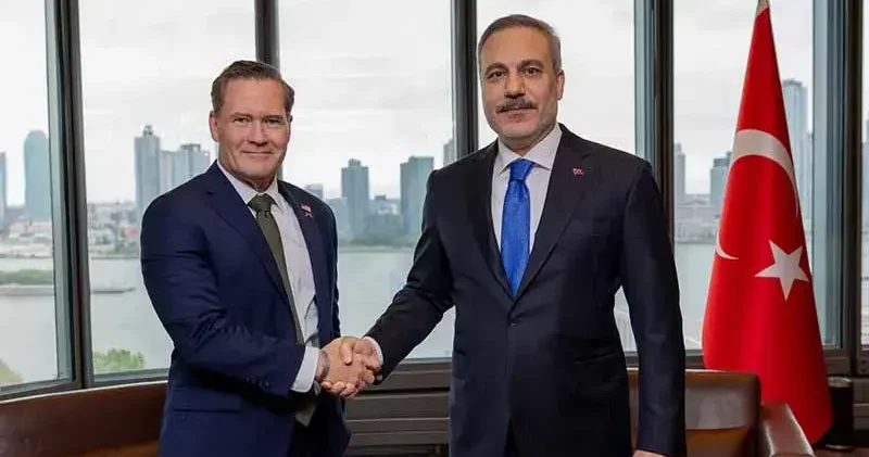 Bakan Fidan, ABD’nin BM nezdindeki Daimi Temsilcisi Büyükelçi Waltz’ı kabul etti