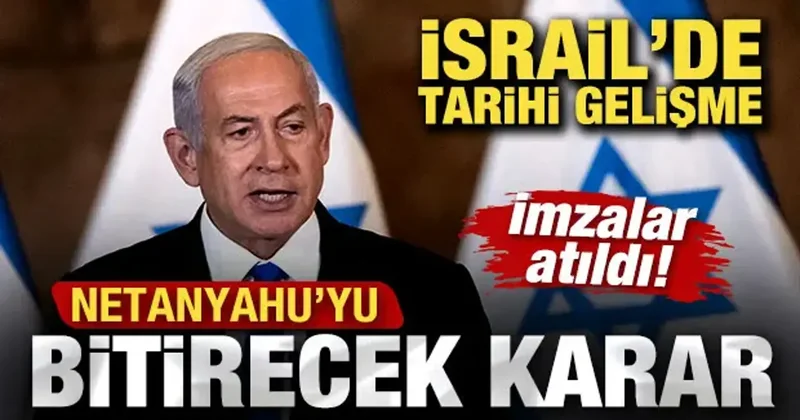 İsrail de tarihi birleşme! Netanyahu yu bitirecek karar! Muhalefet partileri ilan etti