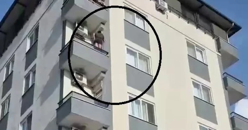 Böcekten korkunca mahsur kaldı! Son dakika haberleri