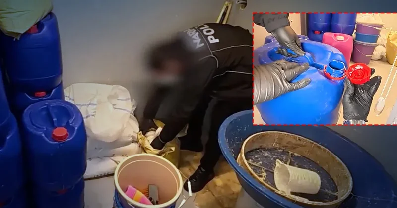 Emniyetin sabırlı takibi hayalet uyuşturucu imalatçılarını enseledi: 20 kilometrelik yolu 8 saatte gittiler