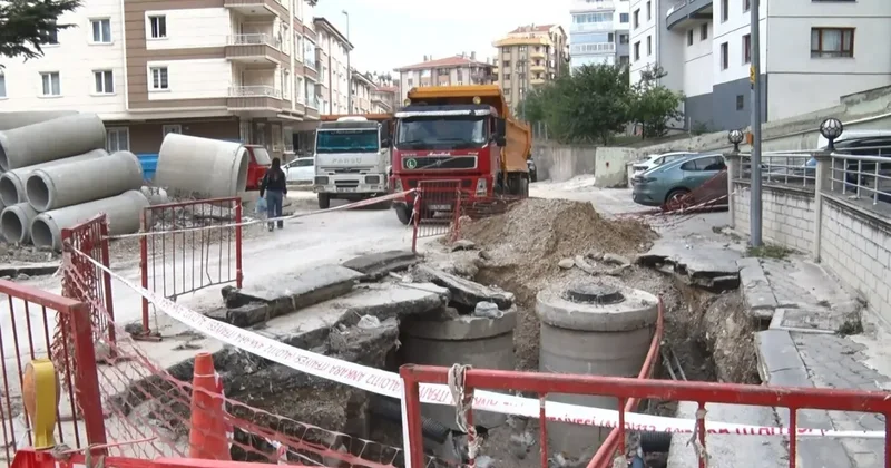 Ankara da altyapı çilesi! Kanalizasyon taştı...