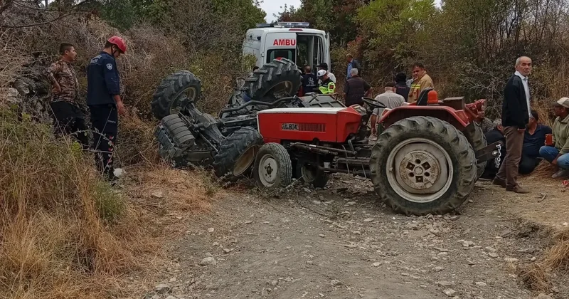 Manisa da yürek yakan kaza: Traktör devrildi, 2 ölü, 3 yaralı var