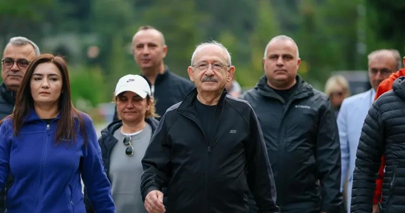 Kılıçdaroğlu, Abant’ta sabah yürüyüşü yaptı
