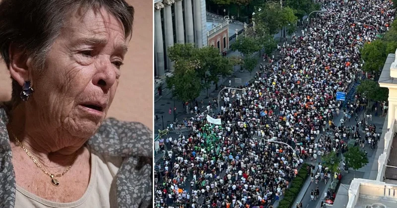 Hastane yatağından Madrid’e çağrı! Binlerce kişi yeniden sokaklara döküldü