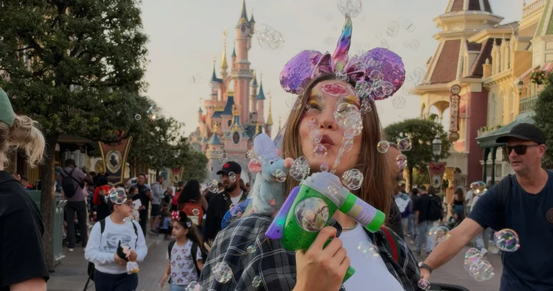 Serenay Sarıkaya, Paris te! Moda Haftası öncesi Disneyland molası