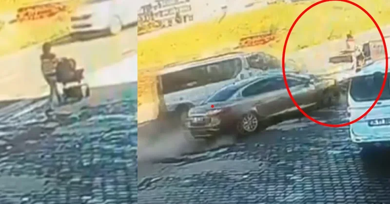 Bebek arabasıyla ilerliyordu... Mucize kurtuluş Sözcü Gazetesi