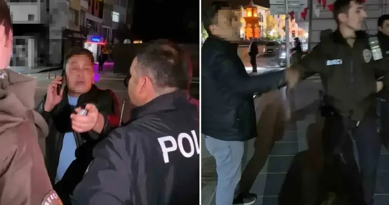 Alkollü şahıs siyasi parti başkanı olduğunu öne sürdü: GPT yapan bekçileri polise şikayet etti Aksaray Haberleri