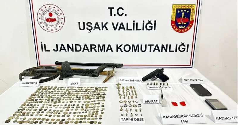 Uşak ta yüzlerce tarihi eser ele geçirildi Sözcü Gazetesi