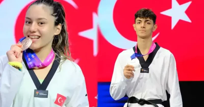 Tekvandoda çifte kürsü Spor Haberleri