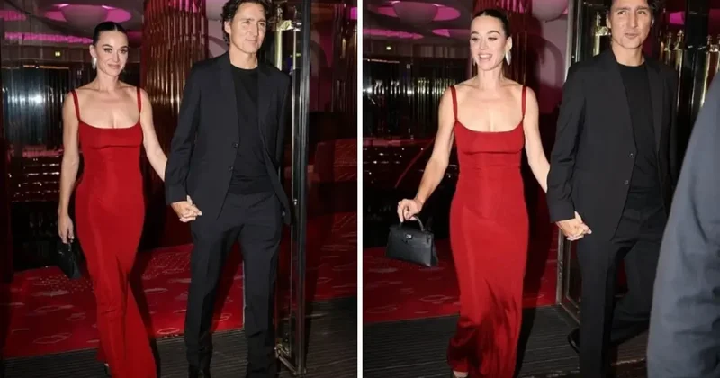 Katy Perry ve eski başkan Trudeau el ele görüntülendi