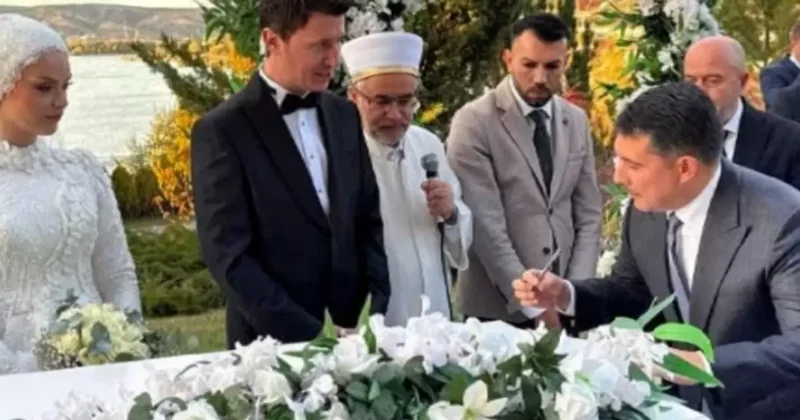 Cumhurbaşkanlığı Özel Kalem Müdürü Hasan Doğan, Faruk Alagas ın nikah törenine katıldı