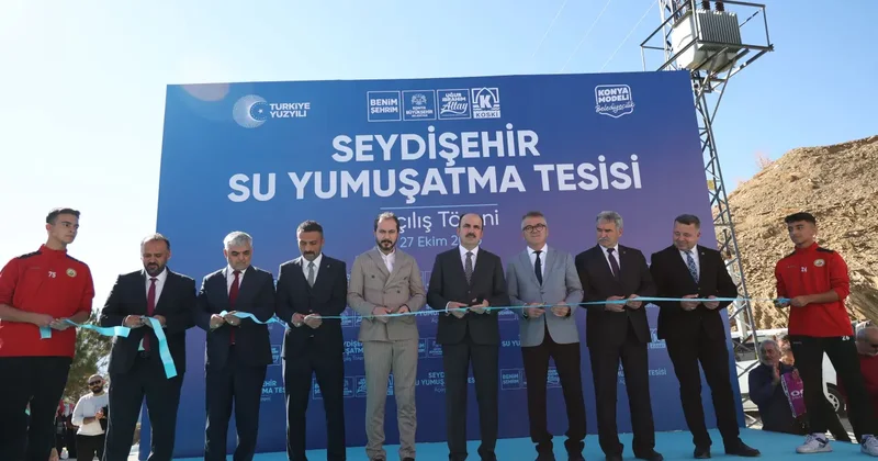 Başkan Altay, Seydişehir e kazandırılan 65 milyon liralık su yumuşatma tesisini açtı