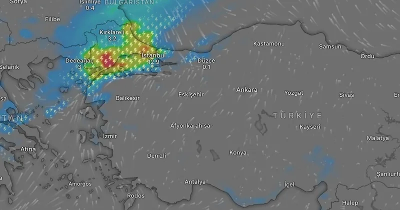 İstanbul ve Trakya alarmda: Meteoroloji’den kuvvetli yağış, fırtına ve dolu uyarısı