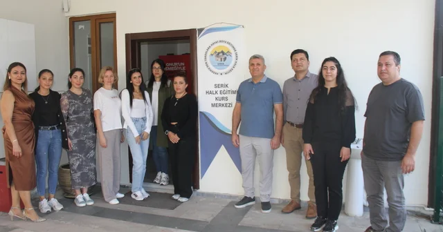 Serik te protez tırnak kursu açıldı Antalya Haberleri