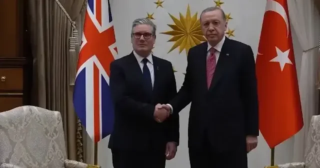 Cumhurbaşkanı Erdoğan İngiltere Başbakanı Starmer le görüştü VİDEO İZLE