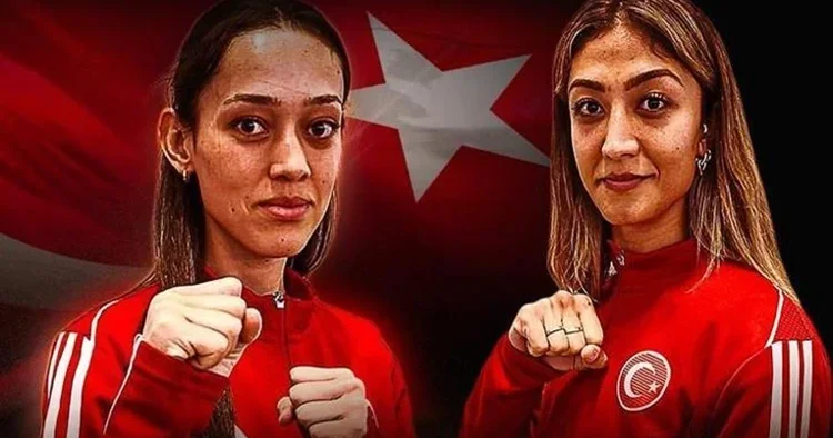 Tekvandoda büyük başarı: Emine Göğebakan ve Nafia Kuş Aydın dünya şampiyonu!
