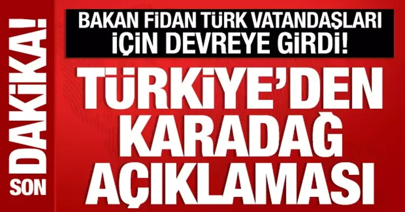 Vizesiz seyahat askıya alınmıştı! Bakan Fidan dan kritik iki telefon