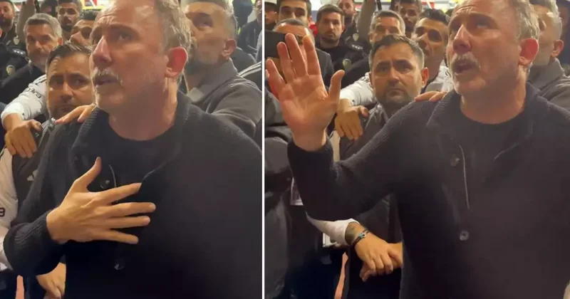 Aralarındaki diyalog olay! Sergen Yalçın taraftarın karşısına çıktı