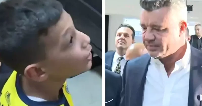 Fener taraftarının sesi olan minik! Sadettin Saran sitemine kayıtsız kalamadı