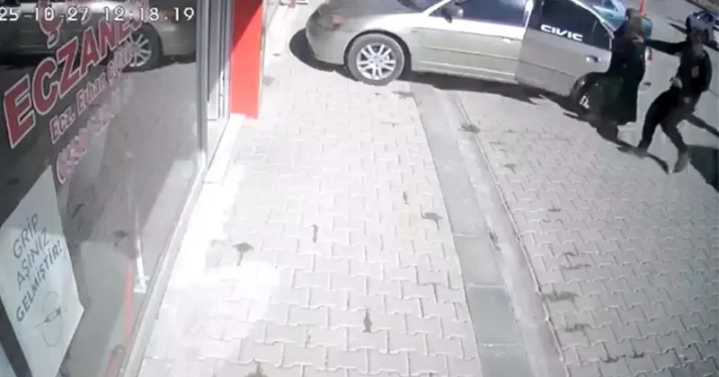 El frenini çekmeyi unutunca olanlar oldu