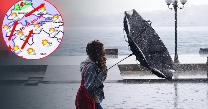Meteoroloji Genel Müdürlüğü açıkladı İstanbul Valiliği nden dışarı çıkacaklara uyarı: Saatte 75 km’ye ulaşacak!