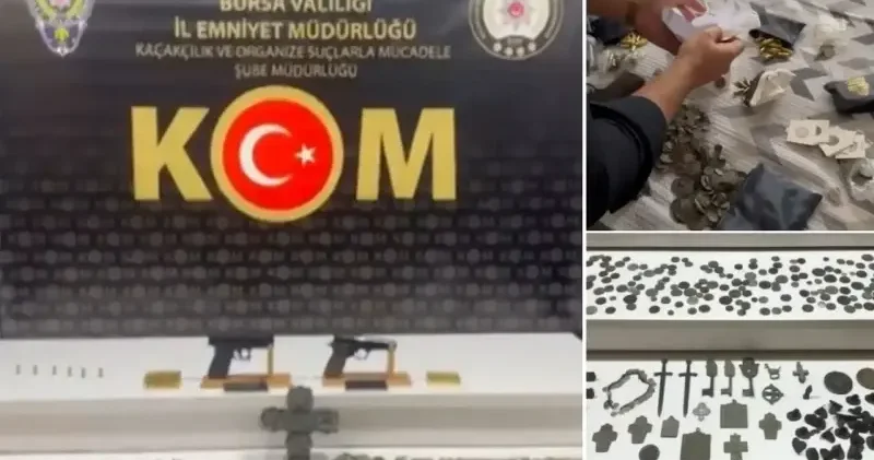 Bursa da yatak odasından Bizans ve Osmanlı dönemine ait hazine çıktı Bursa Haberleri