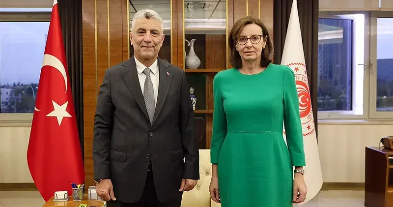 Bakan Bolat, Birleşik Krallık’ın Ankara Büyükelçisi Anderson ile bir araya geldi
