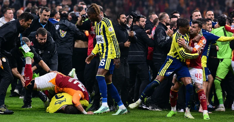Dev derbide kavga eden Archie Brown ve Abdülkerim Bardakcı ya tarihi ceza yolda Sözcü Gazetesi