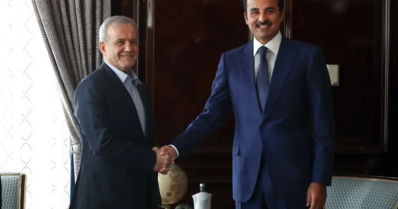 Pezeşkiyan Moskova da: Katar Emiri ile görüştü