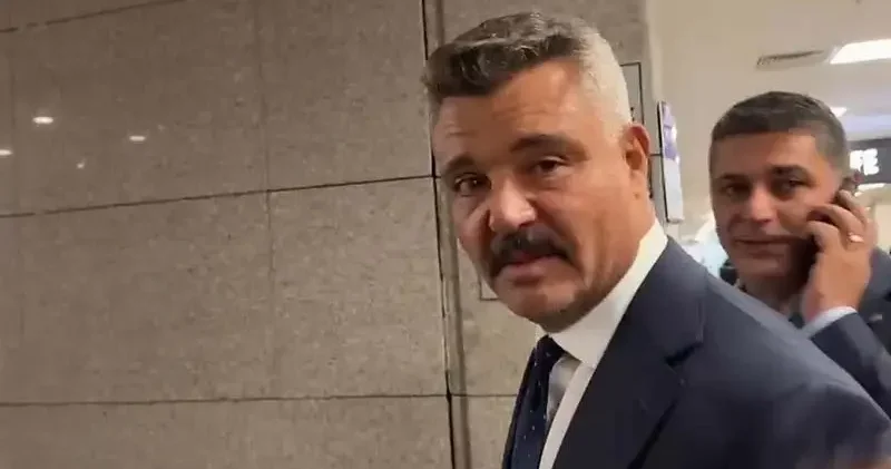 Saadettin Saran adliyeye geldi