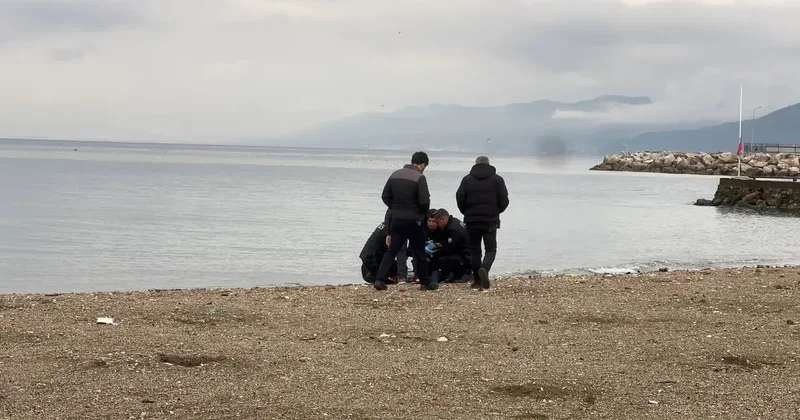 Bursa da sahile ceset vurdu! Üzerinden dikkat çeken not çıktı