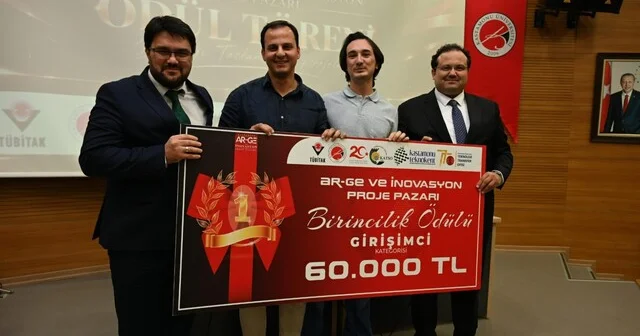 KBÜ mezunlarının kurduğu firma, inovasyon yarışmasında birinci oldu Karabük Haberleri Habertürk Yerel Haberler